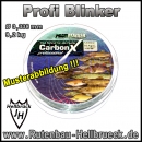 Profi Blinker Carbon X Professional - 1000 m-Spule -   Ø 0,338 mm